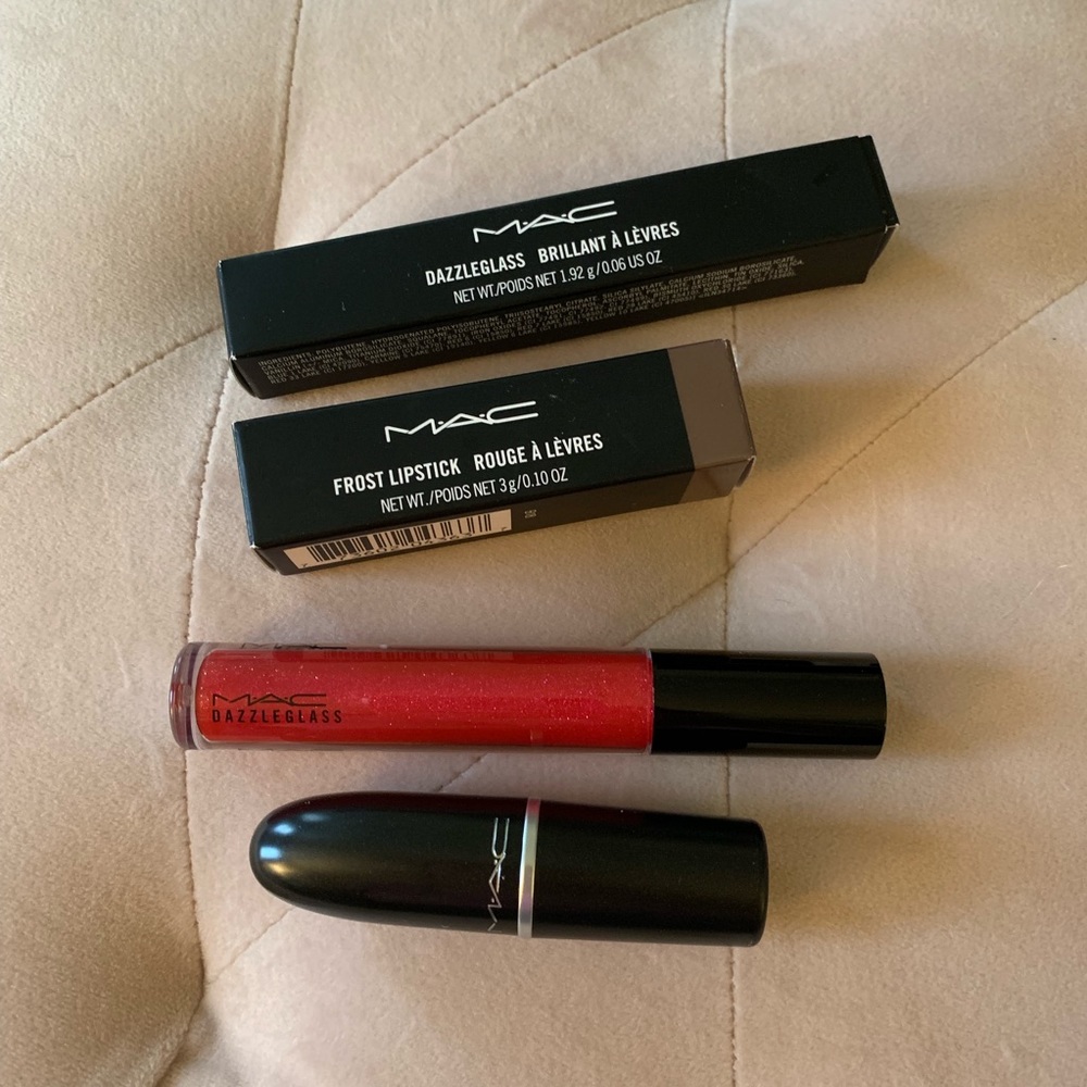 NEW Mac lipstick and lipgloss bundle